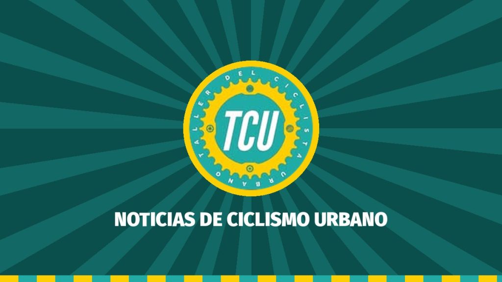 Logo de Taller del Ciclista Urbano sobre fondo turquesa