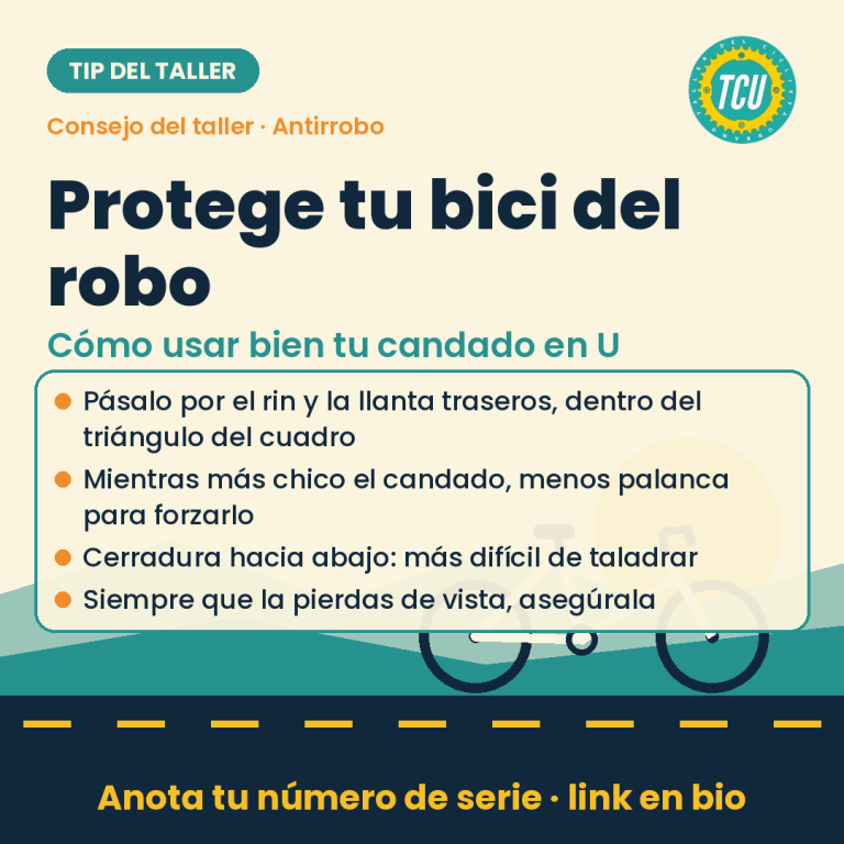 Protege tu bici del robo: cómo usar bien tu candado en U